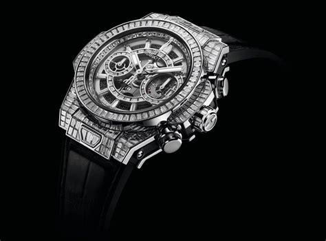 hublot diamond mens watch|diamond encrusted Hublot watch.